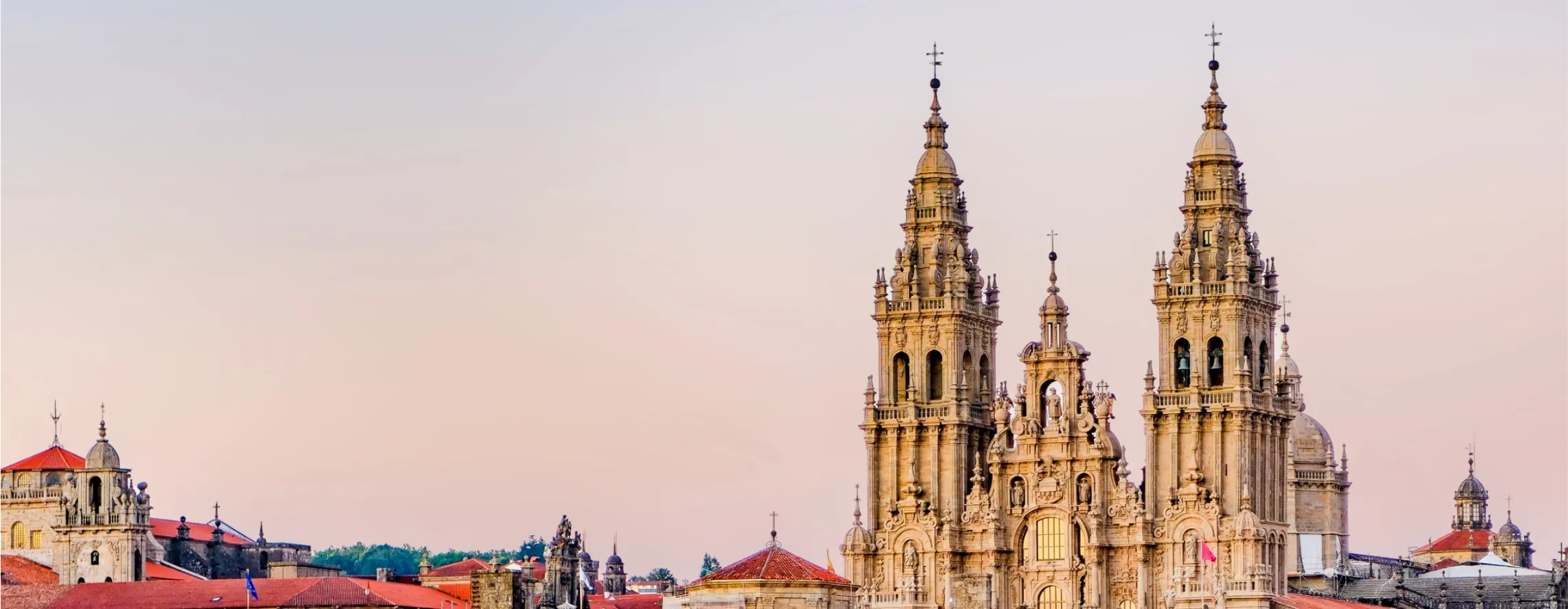 Vista de Santiago de Compostela